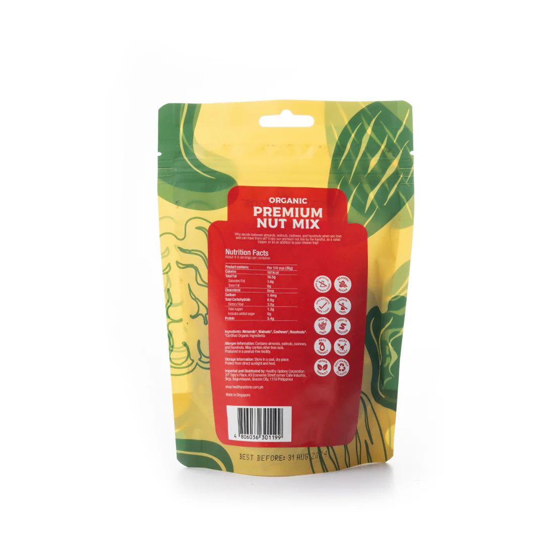 Healthy Options Organic Premium Nut Mix 142g - Image 3