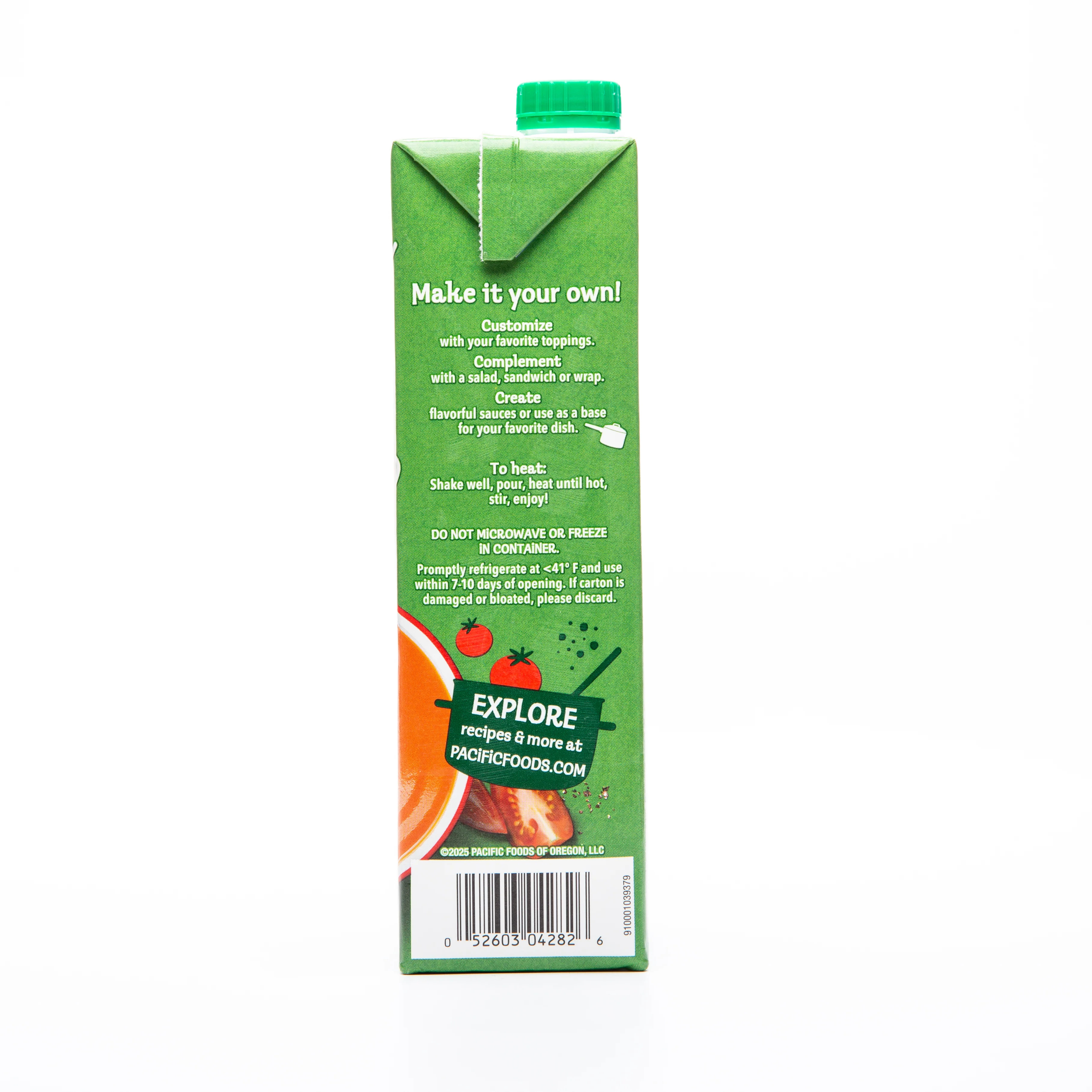 Pacific Foods Organic Creamy Tomato Soup Light in Sodium 946ml - Image 3